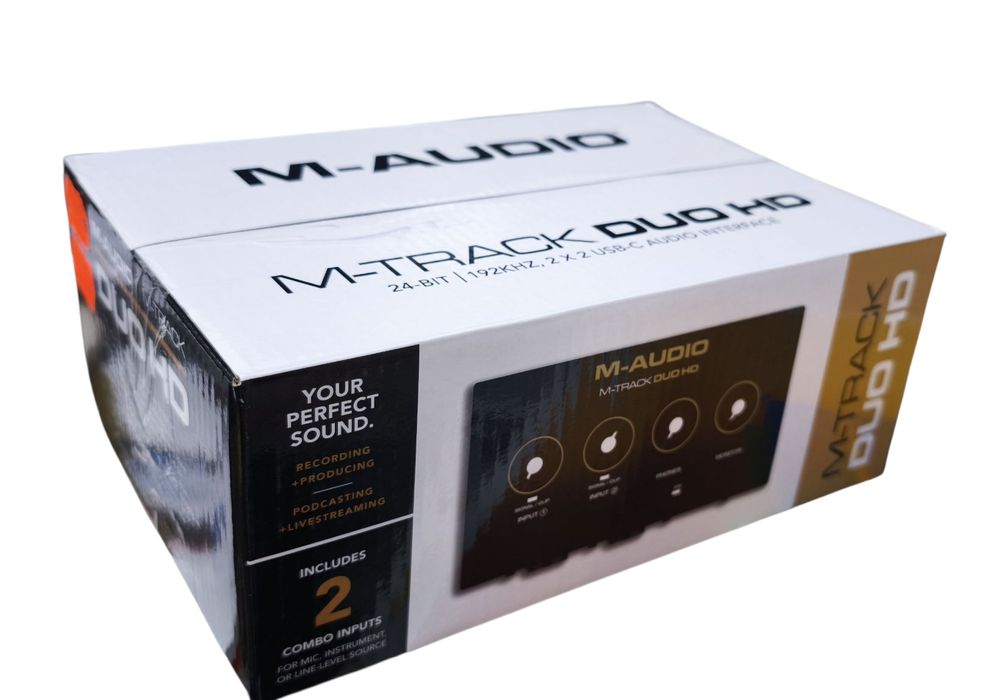 NA LEWARA interfejs audio USB M-Audio M-Track Duo HD NOWY