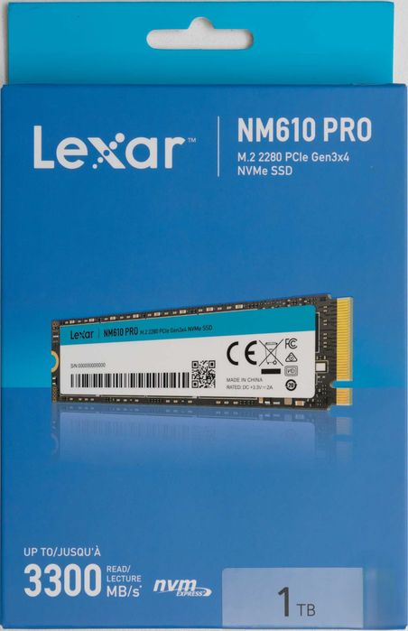 Lexar 1TB NM610PRO 120€ Novo na caixa selado