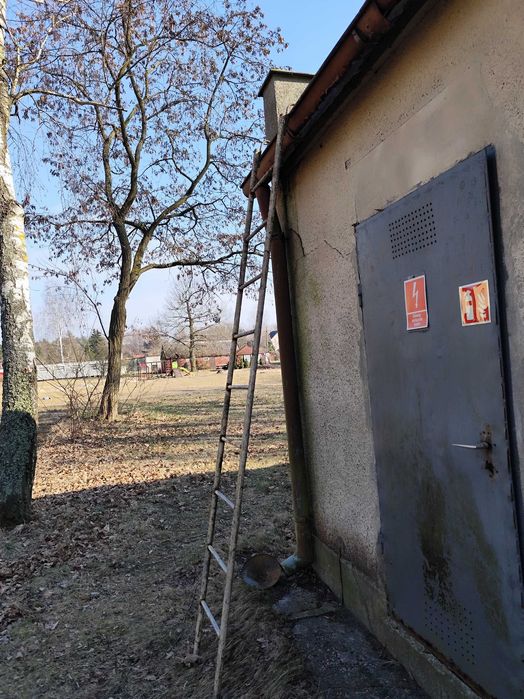 Drabina stalowa, haki,3m