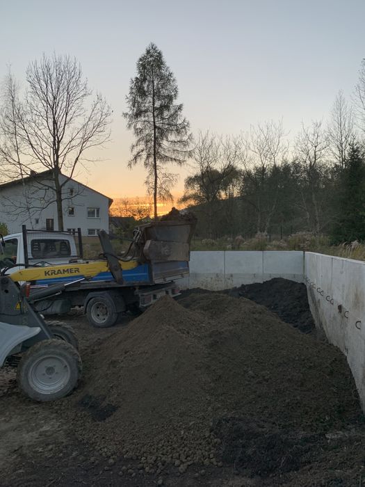 ziemia ogrodowa, czarnoziem, trawnik, bio kompost warzywa, minikoparka