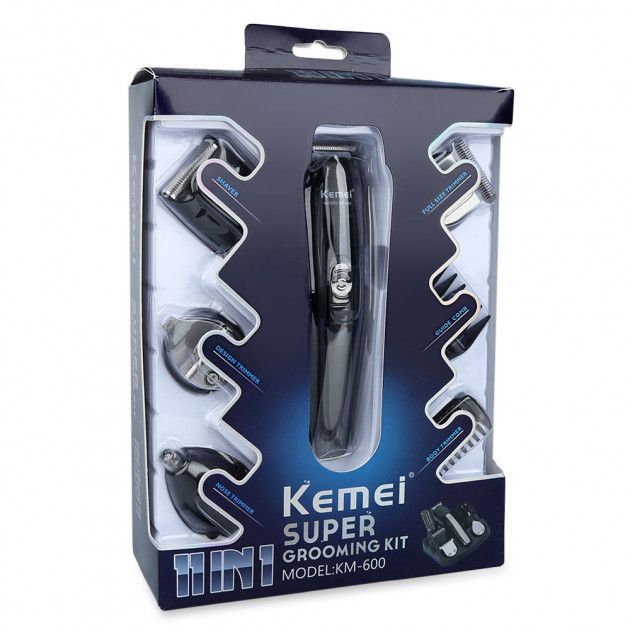 Машинка для стрижки Kemei KM-600 11 в 1 тример бритва