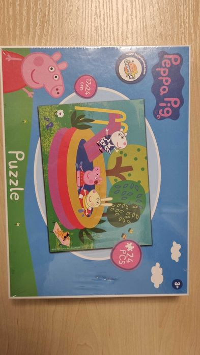 Nowe puzzle Świnka Peppa 24 elementy 17x24 cm 3+