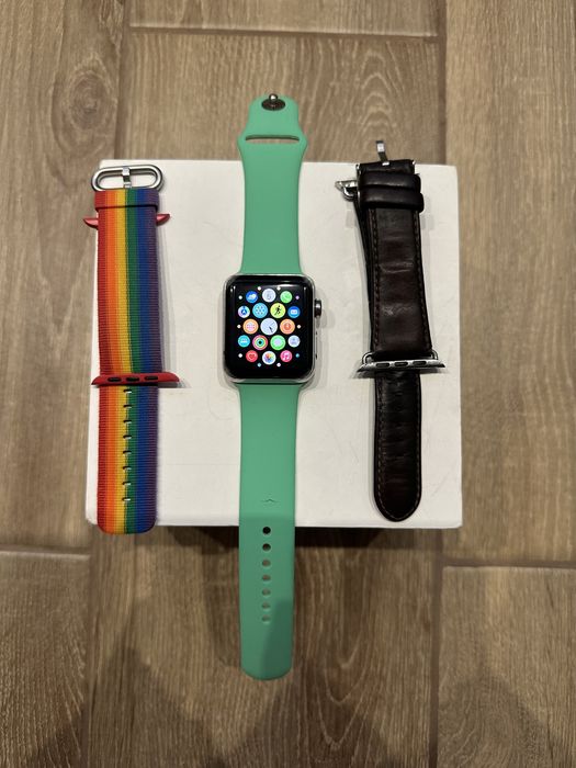 Apple watch 3 42mm Stainless GPS+Cellular