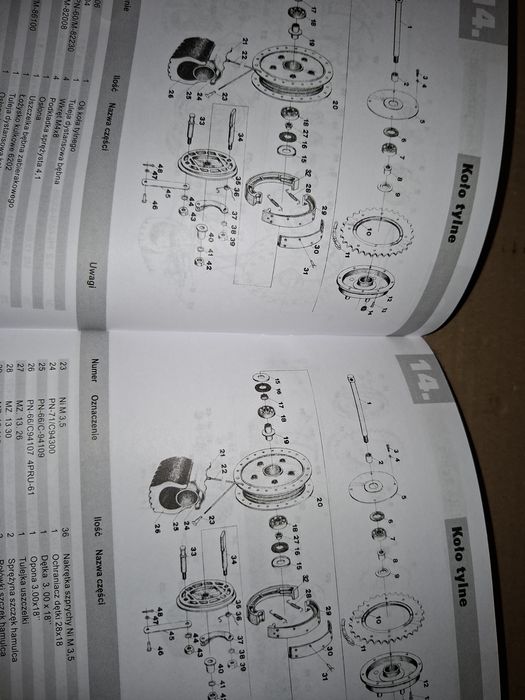 Instrukcja obslugi katatalog czesci wsk 125