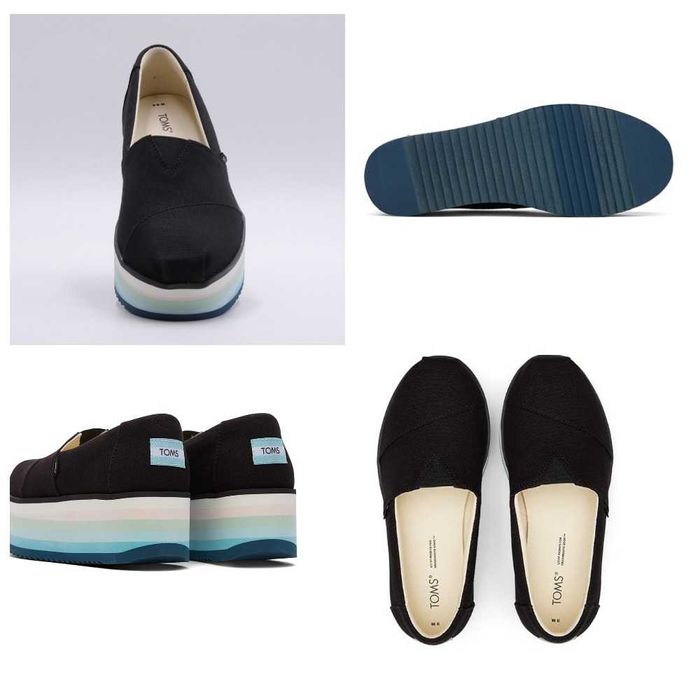 Эспадрильи на платформе Toms alp platform из америки на ногу до 25 см