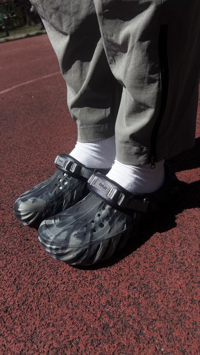 Чоловічі crocs navy Крокси ECHO CLOG темно сині 207937 UNISEX