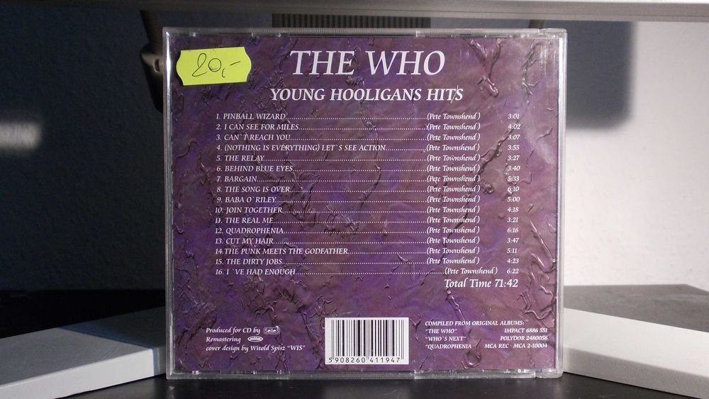 CD The Who – Young Hooligans Hits