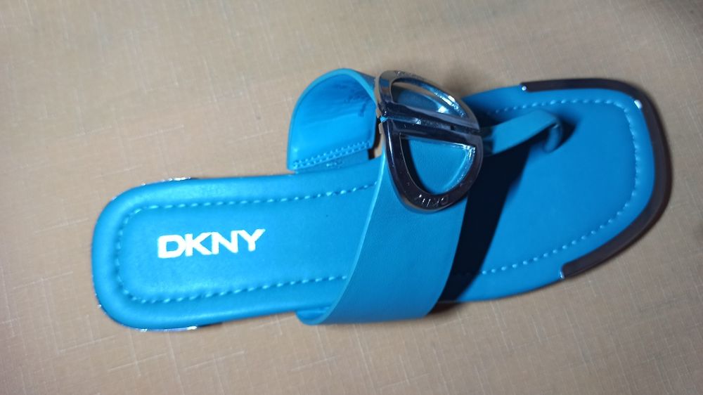 DKNY 36 klapki damskie Blue exclusive edition