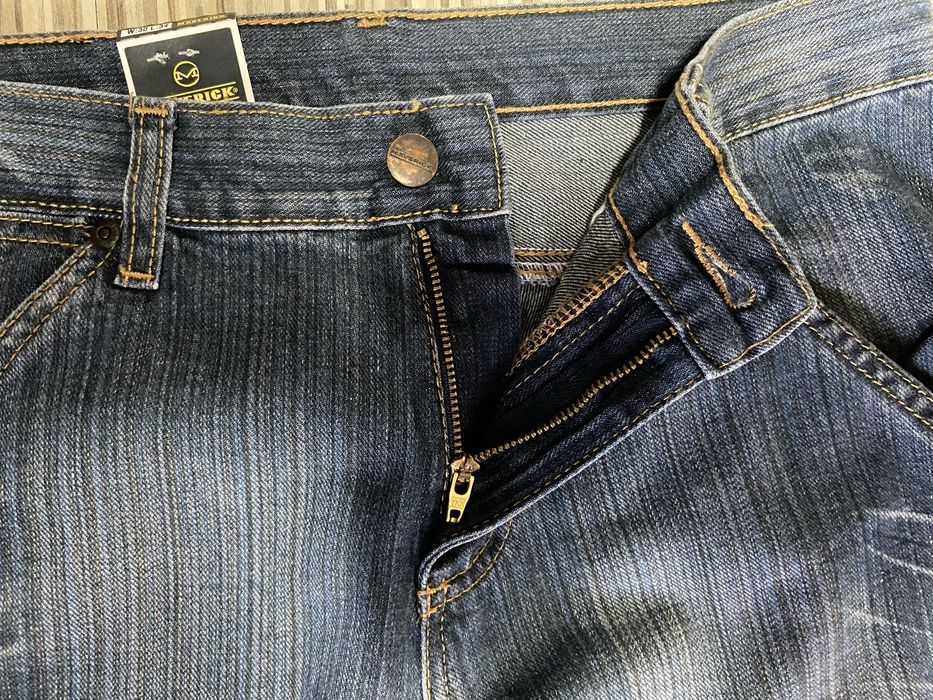 Spodnie męskie jeans 31/34 pas 82 cm komplet 2 sztuki Maverick nowe granat