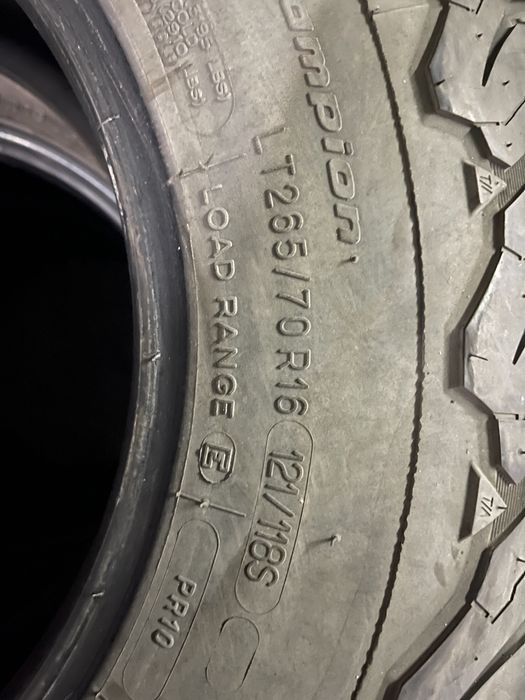 Pneus Bf goodrich