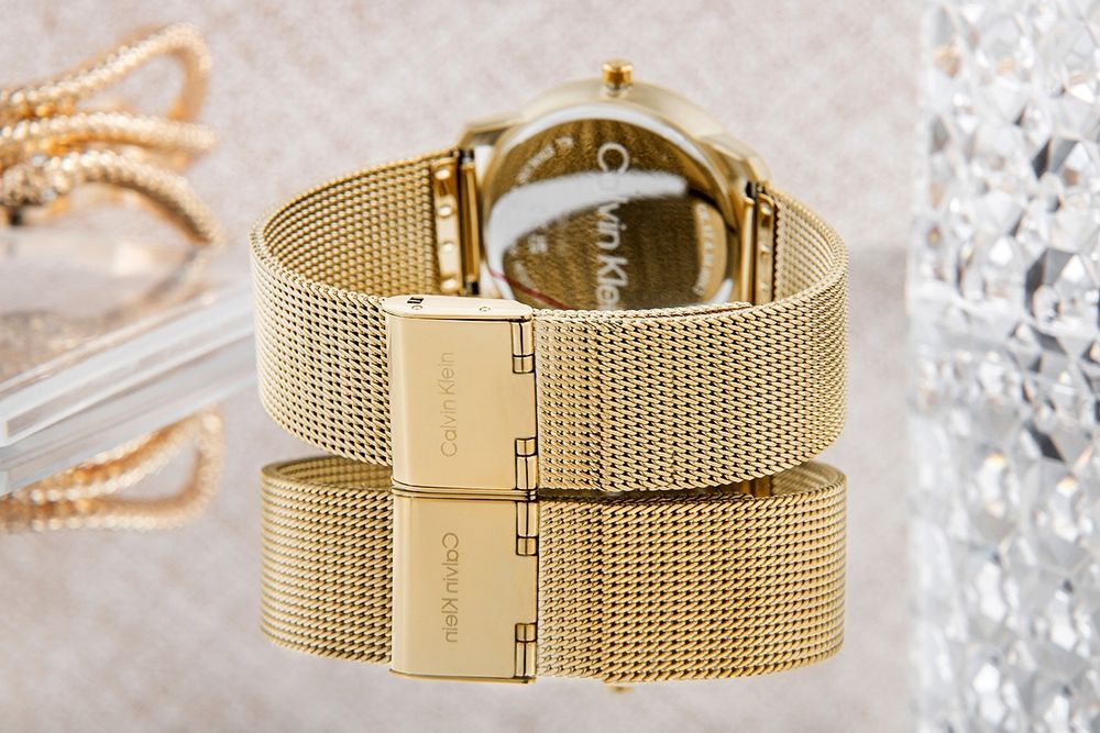 Zegarek Damski CALVIN KLEIN Iconic Mesh  + BOX prezent