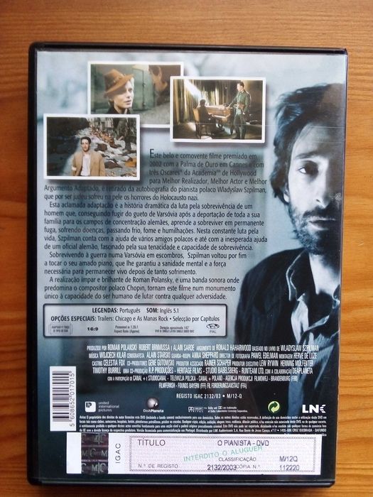 O Pianista - Roman Polanski / Adrien Brody