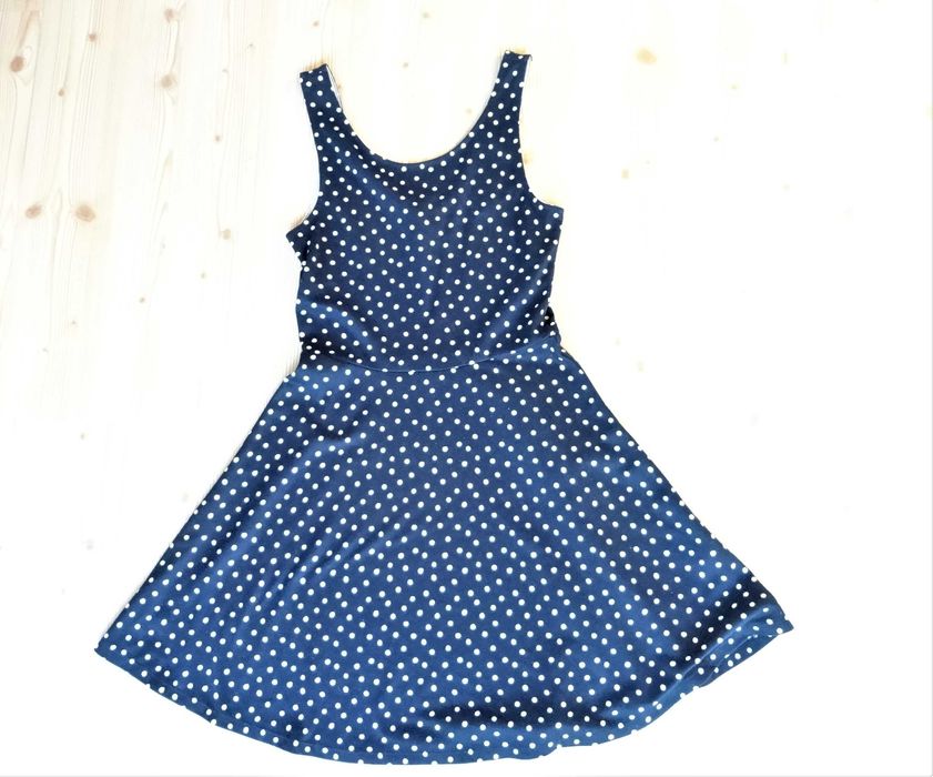 sukienka w kropki s 36 H&M