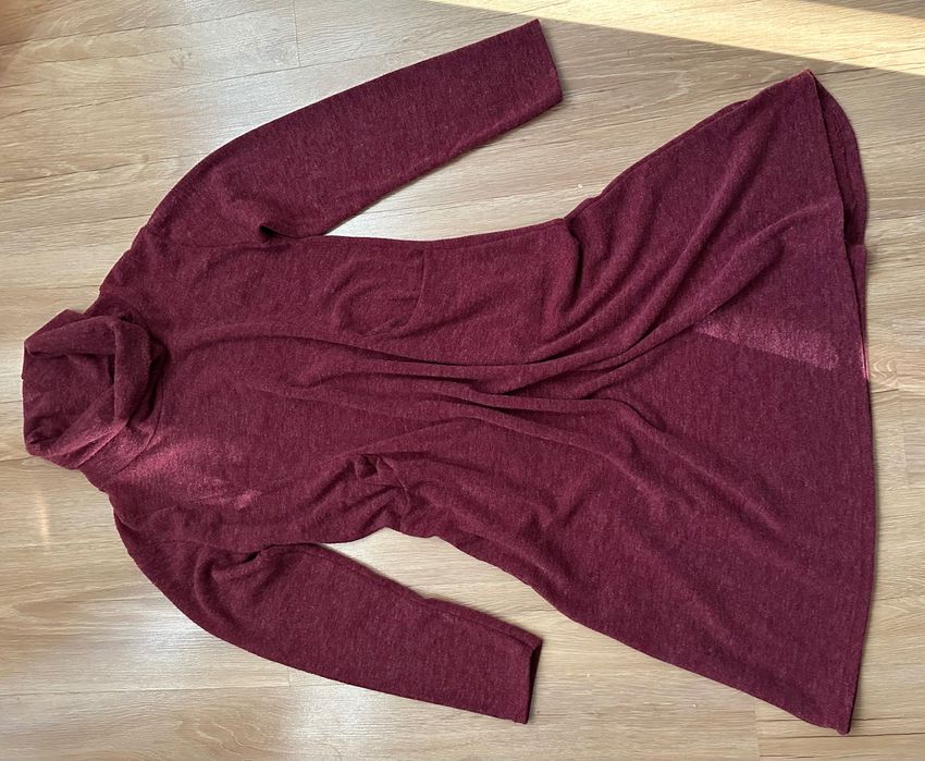 Ciepła luźna sukienka Viskoza Vintage M/L/XL
