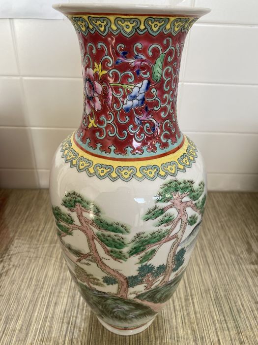Vaso de porcelana chinês