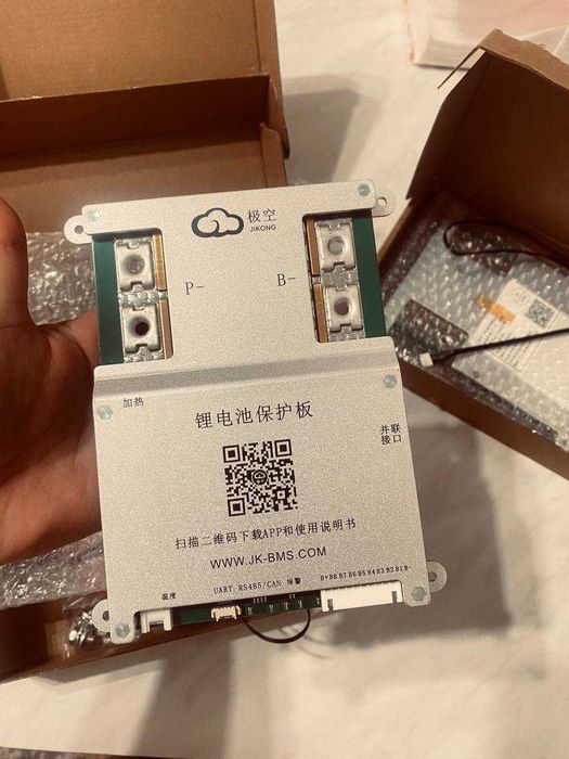 БМС-плата Smart BMS JK-B1A8S20P 4-8S 200A 12-24V Bluetooth. ВНАЯВНОСТІ