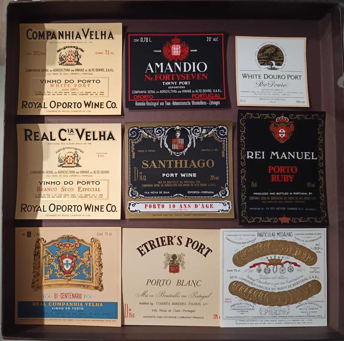 Lote de Rótulos Vinho do Porto