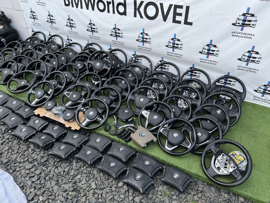 Рулі BMW E,F,G серія кермо М-тех Подушка БМВ рест дорест М аірбег руль