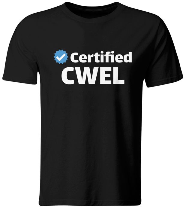 Koszulka Certified C.W.E.L. Śmieszny prezent dla kolegi - roz. M