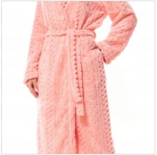 Szlafrok Swet Long 2309 Morelowy