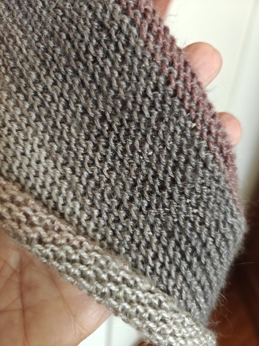 Nowa chusta handmade na drutach ogromna