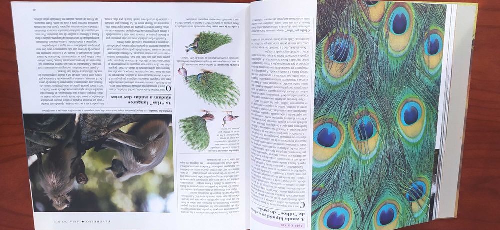 Livro "O Mundo Maravilhoso dos Animais Selvagens"