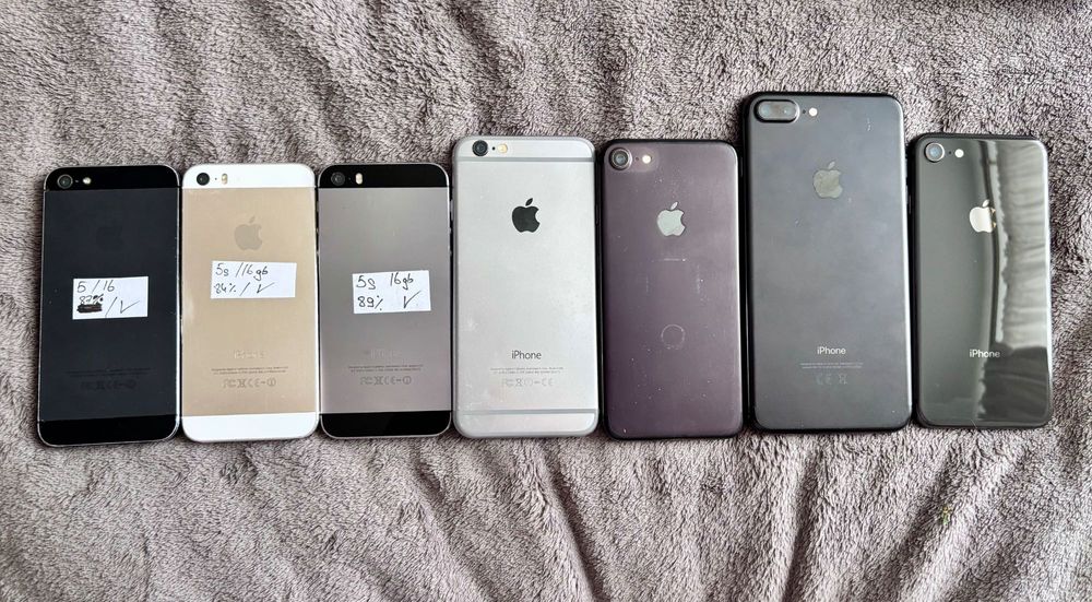 Лот iPhone 5, 5s, 7 plus, 8