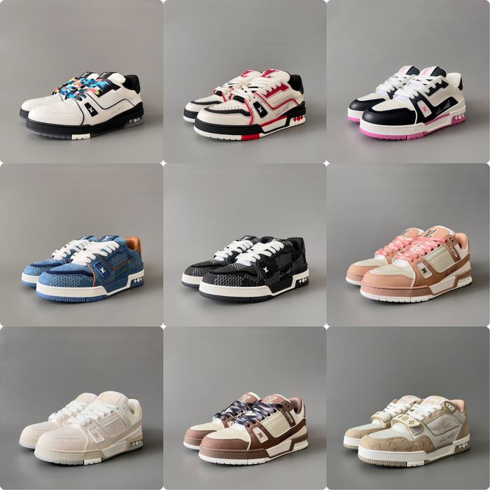 Нові Кросівки Louis Vuitton Trainer/LV Trainer Sneakers/Люкс якість!