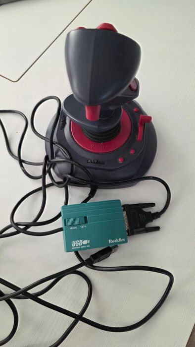 Retro Joystick DB Boeder P-20 z adapterem USB Rockfire