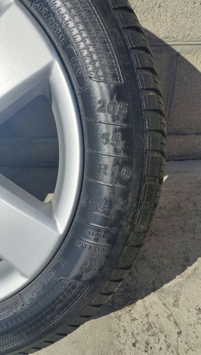 Диски Vw r16 с шинами 205 55 r16