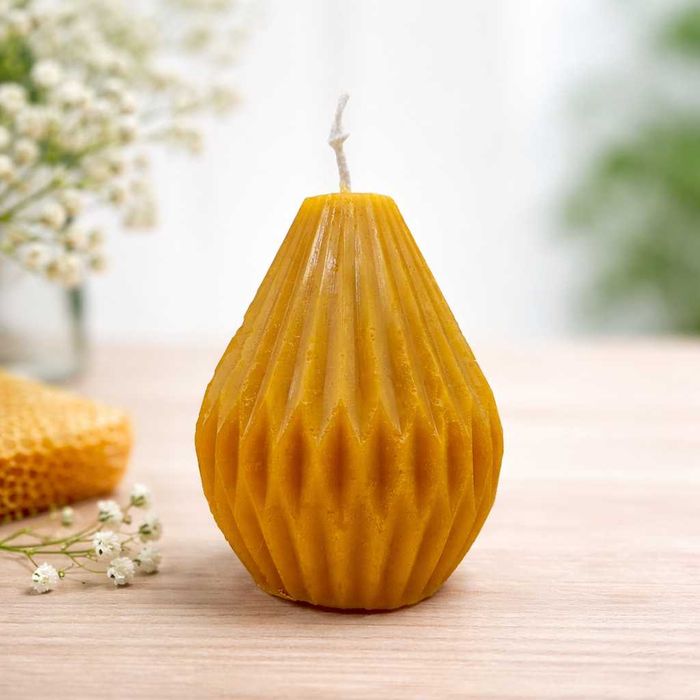 Świeca z wosku pszczelego handmade – królik / jajko / dekoracyjna