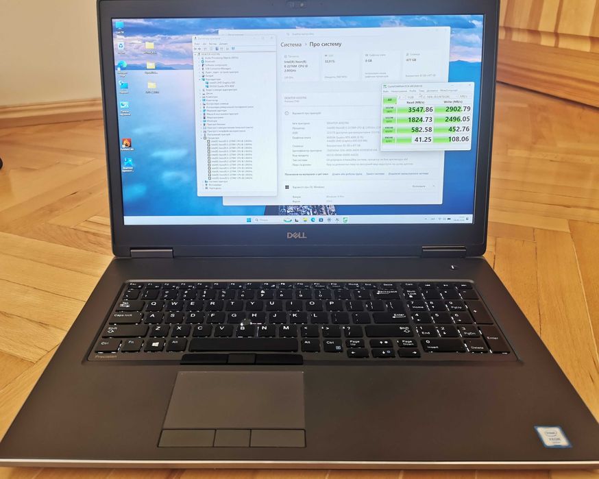 Супер ноутбук Dell Precision 7740 (Alienware) і7 Xeon 17.3 FullHD 32Гб/512Г Nvidia RTX 4000 (RTX 2070 Super)