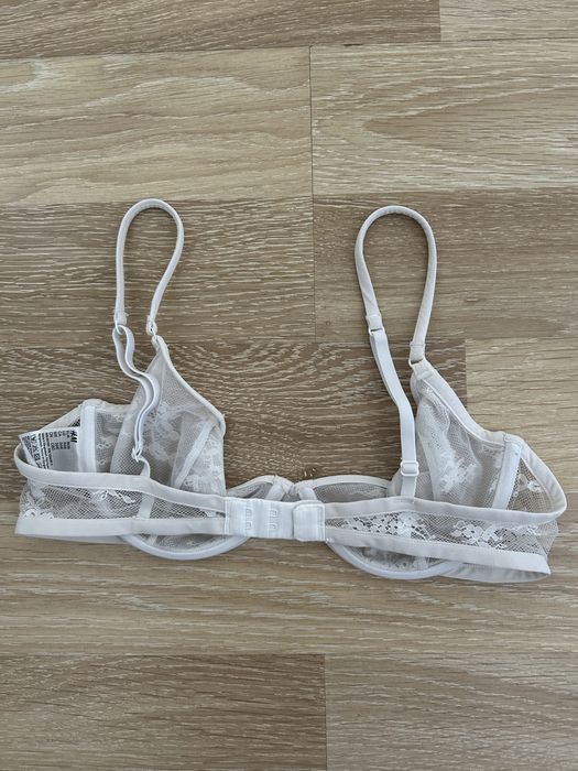 Nieusztywniany koronkowy biustonosz na fiszbinach H&M