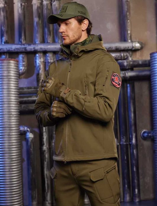 Теплий костюм Soft Shell — водонепроникний і вітрозахисний ФЛІС S-5Хл