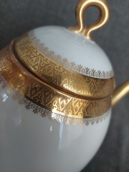 Bule de chá/café de porcelana Limoges