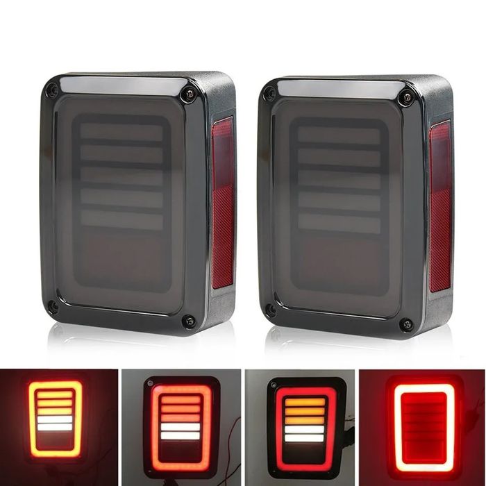 Lampy tylne tył LED Europa Jeep Wrangler JK JKU 07-2018