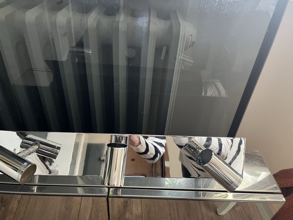 Lampa kinkiet - srebrny