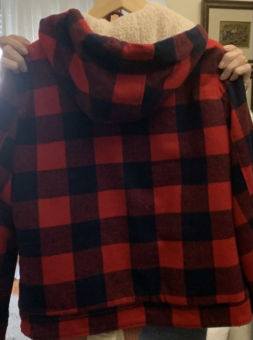 Casaco quadrados quentinho estilo surfista