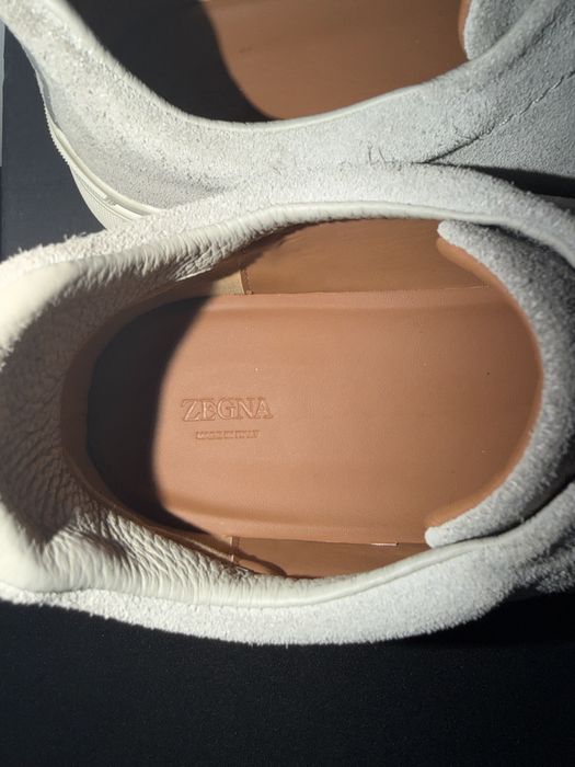 Tenis Zegna com a caixa