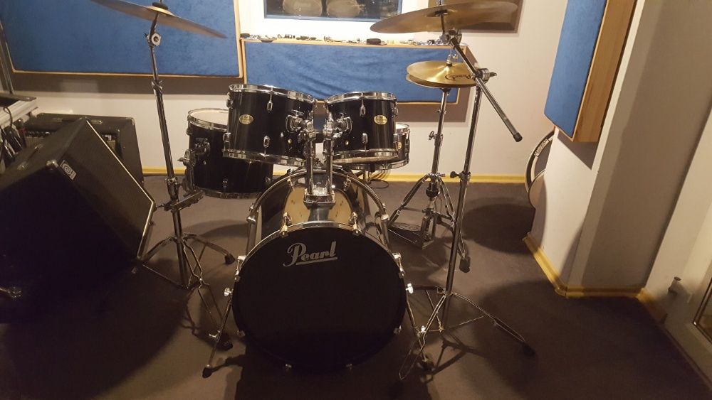 PEARL lata 90', super brzmienie-komplet-perkusja nastrojona!