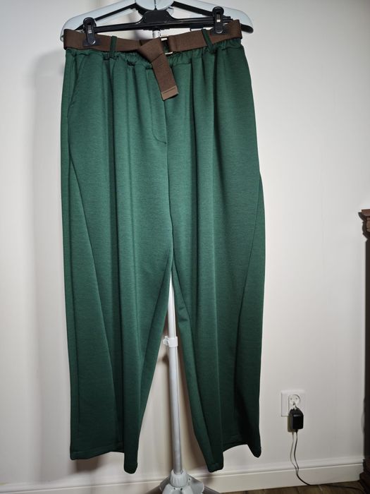 Nowe spodnie ballony butelkowa zieleń new collection roz xxl-3xl