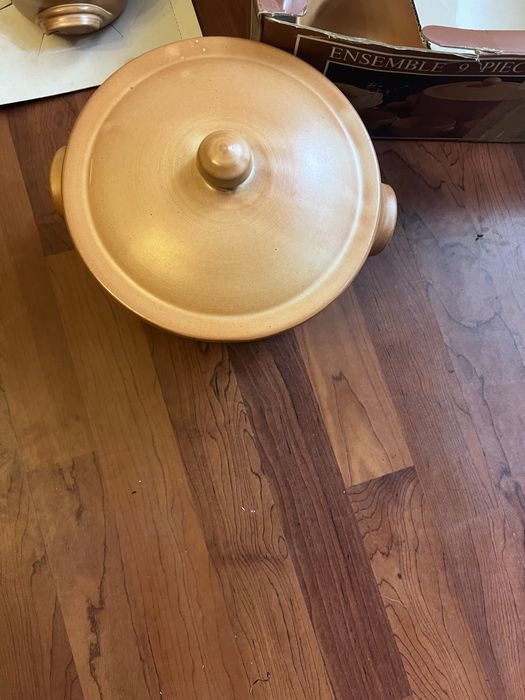 Panela e pratos terracotte made in france