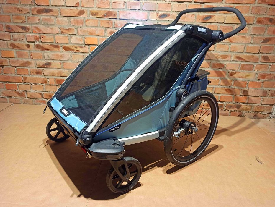 THULE Cross 2 przyczepka rowerowa dla dzieci KOMPLET najnowszy model