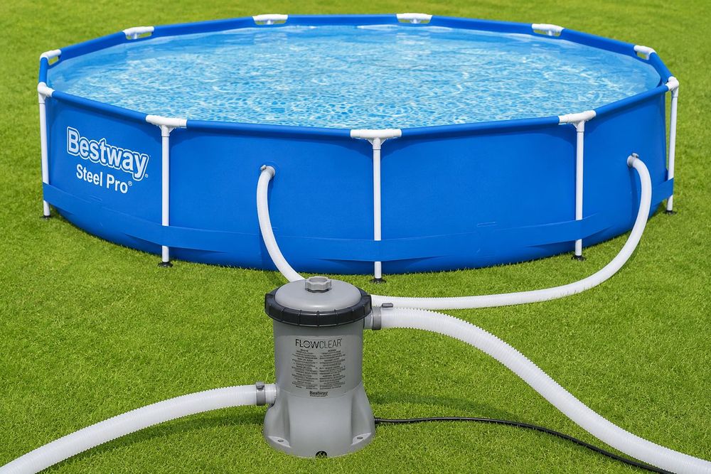 Basen stelażowy Bestway Steel