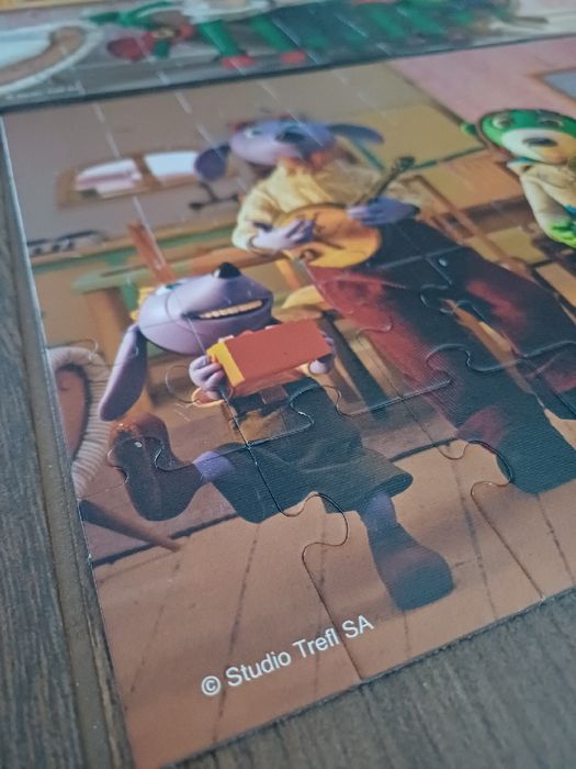 Puzzle Trefl 2w1 2x50 elementów Rodzinna Treflików