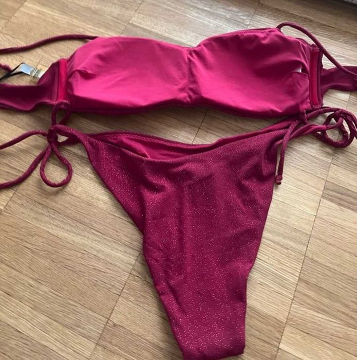 Nowe bordowe bikini
