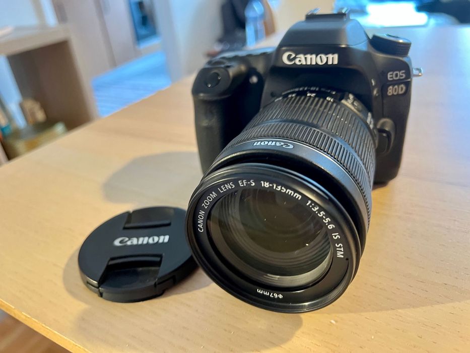 Canon EOS 80D + 18-135mm IS USM – Excelente estado