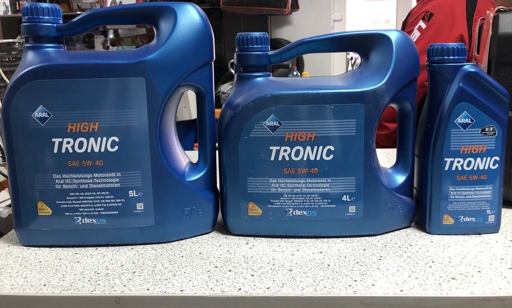 Масло 5w30/масло 5w40/Aral 5w30 5л - 1689/Aral 5w40 5л - 1399