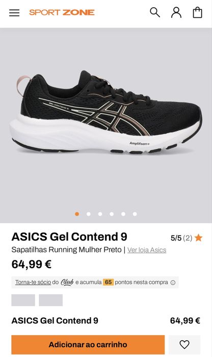 Ténis Asics Gel Contend 9