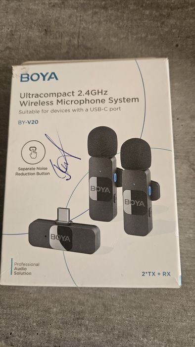 Микрофон беспроводной Boya BY-V20 - 2 шт